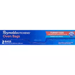 2 Boxe Reynolds Kitchens Oven Bags (4 bags) Turkey Size Meats