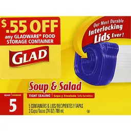 Glad 4-oz BPA-Free Food Storage Container at