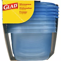 Glad FreezerWare Small Rectangle - 4 CT
