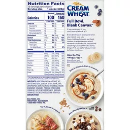 Cream Of Wheat Original Flavor Instant Hot Cereal 12 oz