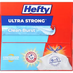 Hefty Ultra Strong Tall Kitchen Bags, Clean Burst - 80 bags