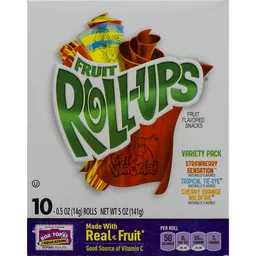  Fruit Roll-ups Fruit Flavored Snacks, Strawberry, 4