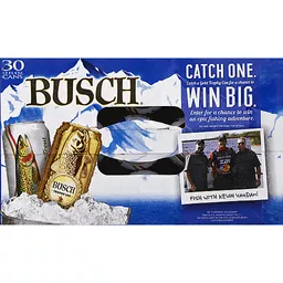 Busch Beer, Angler Series Cans 30 ea, Lagers