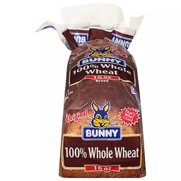 Bunny Bread, Honey Wheat, Original 20 oz, Multi-Grain & Whole Wheat Bread