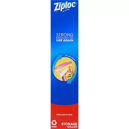 Ziploc Seal Top Bags, Storage, Gallon - 19 bags
