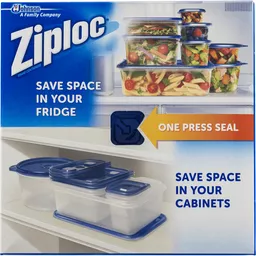 Ziploc Container & Lids, Variety Pack, To Go, 14 Piece Set 1 ea, Plastic  Bags
