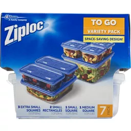 Ziploc Containers and Lids 6 ea, Tableware & Serveware