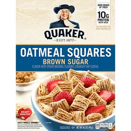 QUAKER Brown Sugar Crunchy Oat Cereal 14.5 oz | Cereal | Market Basket