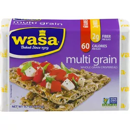 Wasa Multi Grain Swedish Style Crispbread Crackers, 9.7 oz