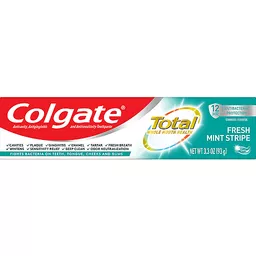 Colgate Total Fresh Mint Stripe Toothpaste, Mint Gel Toothpaste