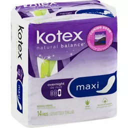 Kotex U Ovr Ngt Sec Maxi Size 14ct U By Kotex Overnight Security Maxi 14ct  : : Health & Personal Care