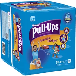 Huggies Pull-Ups Plus Learning Designs Training Pants 3T - 4T Boys