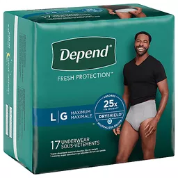 Depend Underwear, Night Defense, Large 14 ea, Incontinence