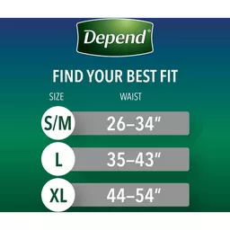Depend Night Defense Adult Incontinence Underwear For Men, Overnight, Size  S/M, 16 Count, Shop