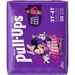 Pull-Ups Girls' Potty Training Pants, 3T-4T (32-40 Lbs), 20 Count
