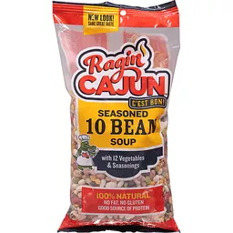 Ragin' Cajun 10 Bean Soup, Seasoned - 16 oz