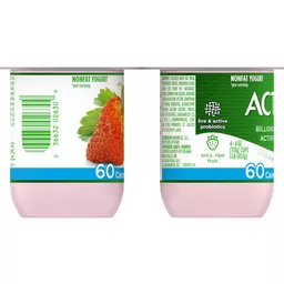 Activia Fiber Strawberry and Pineapple Probiotic Yogurt, Probiotic