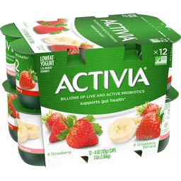 Activia Yogurt 4 Ea, Flavored