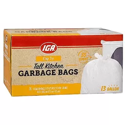 Brockton Green Trash Bags, Glad Lavender Trash Bags