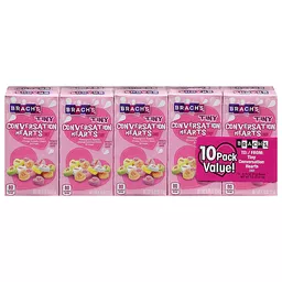 Brach's Candy, Conversation Hearts, Tiny, Value Pack 10 ea, Packaged Candy