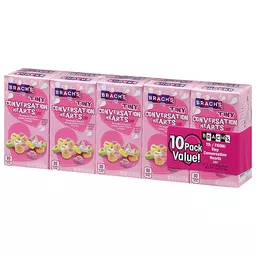 Brach's Candy, Conversation Hearts, Tiny, Value Pack 10 ea, Packaged Candy