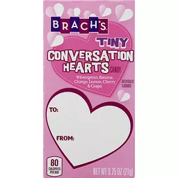 Brach's Tiny Conversation Hearts Candy - 0.75oz Boxes - Pack of 5