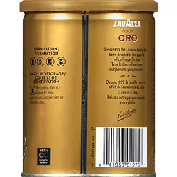 Lavazza Oro Coffee, Premium, Ground, Medium, Perfect Symphony 8.8 Oz -  Beverages - Di Abruzzo Italian Market - Italian Restaurant in Denton, TX