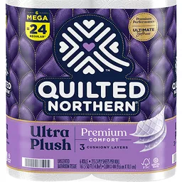 Quilted Northern Bathroom Tissue, Unscented, 2-Ply, Shop