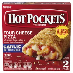 Hot Pockets Sandwiches, Chicken, Broccoli & Cheddar, 2 Pack