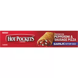 Hot Pockets Frozen Crispy Crust Premium Pepperoni Pizza - 9oz/2ct