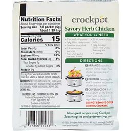 Crock-Pot Savory Herb Chicken Seasoning Mix