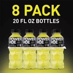 Powerade 8 pack 20 oz. bottles, Pantry