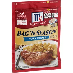 McCormick Bag 'N Season Pork Chops Cooking Bag & Seasoning Mix 1.06 oz  (Pack of 6)
