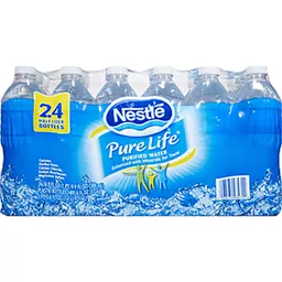 Pure Life Purified Water, 20 Fl Oz, Plastic Bottled Water (24 Pack)