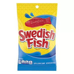 Swedish Fish Candy, Soft & Chewy 8 Oz, Gummy Candy