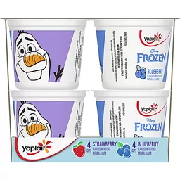 Yoplait Strawberry & Blueberry Kids Yogurt Pack, Disney Frozen, 8 Cups