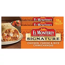 El Monterey Signature Chicken, Cheese & Rice Chimichanga, 4.5 oz