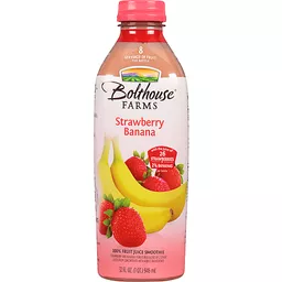 Bolthouse Farms 100% Fruit Juice Smoothie, Strawberry Banana - 52 fl oz