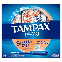 Tampax Tampons, Super Plus Absorbency, Unscented 36 ea