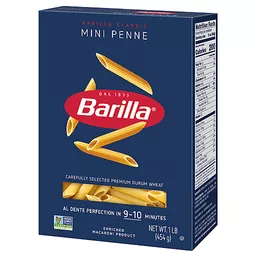 Barilla Penne, Mini 1 Lb, Tubes & Shells