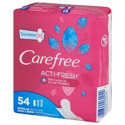 Carefree Daily Liners, Regular, Unscented 54 Ea