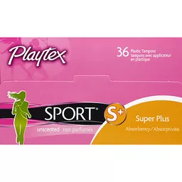 Playtex Sport Tampons Super Absorbency Fragrance-Free - 36ct 36