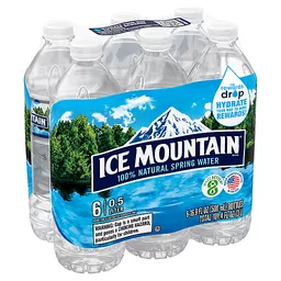 Ice Mountain Brand 100% Natural Spring Water - 12pk/12 fl oz Bottles