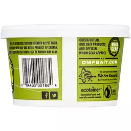 DMF Bait Co. Nontoxic/Dyed Green Worms 12 ea