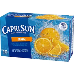Capri Sun Orange Flavored Juice Drink Blend, 10 Ct - Pouches, 60.0 Fl Oz  Box, Juice Boxes