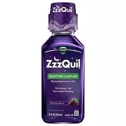ZzzQuil Warming Berry Flavor Nighttime Sleep-Aid Liquid