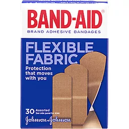 Band-Aid Brand Flexible Fabric Adhesive Bandages, Comfortable