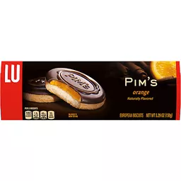 Lu Pim's Orange European Biscuits, 5.29 oz 
