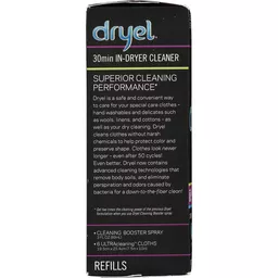 Dryel Breezy Clean Scent Cleaning Cloths Refill 8 ea, Dryer Sheets