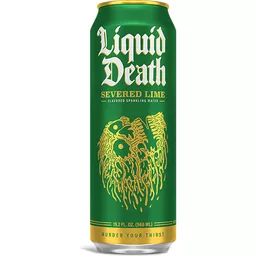 Liquid Death Sparkling Water, Convicted Melon, 19.2 oz King Size Cans  (8-Pack) 